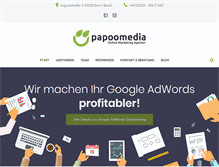 Tablet Screenshot of papoo-media.de